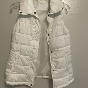 White Puffer Vest